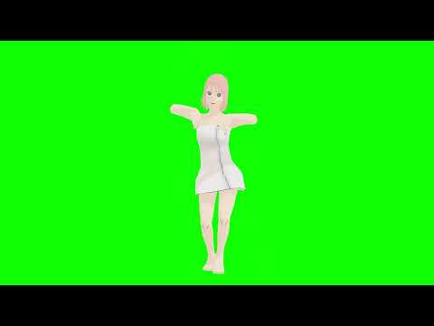 ⭐⭐ SAKURA HOT DANCE [MMD Naruto] || HyunA - FLOWER SHOWER || GREEN SCREEN ⭐⭐