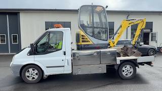 Prodaja Ford Paket Wacker Neuson 1404 och flakbil Ford Transit mini bagera - Slika 4 | Machineryline RS Ford Paket Wacker Neuson 1404 och flakbil Ford Transit mini bager | Slika 4 - Machineryline
