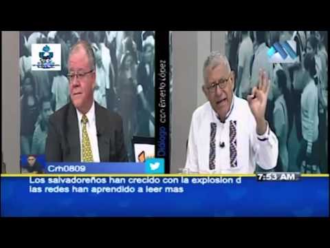 Dagoberto Gutierez Enoja a Alfredo Mena Lagos Al mencionar a Hugo Chavez Megavision Entrevistas