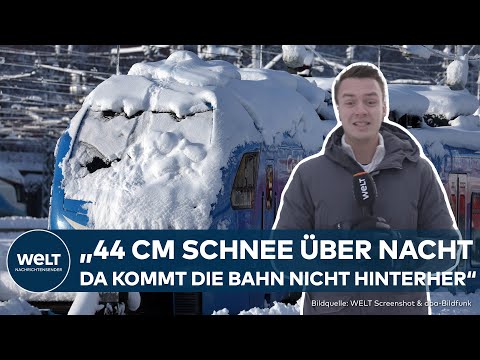 Video Thumbnail: BAYERN: "Da kommt die Bahn nicht hinterher" - Schneechaos! Verkehr weiterhin stark eingeschränkt