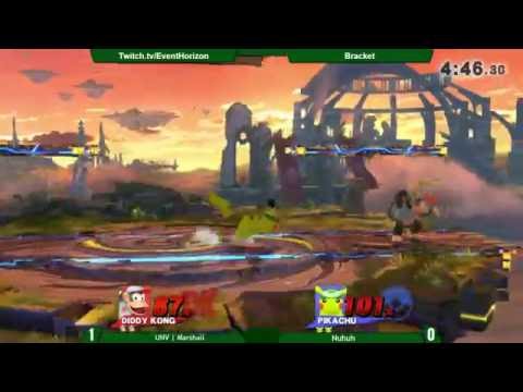 Construct 52 - UNV Marshall(Diddy) vs Nuhuh(Pikachu) - Smash 4 Bracket