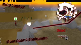 Roblox : How to get Gum Gear 4 Snakeman (King Legacy)