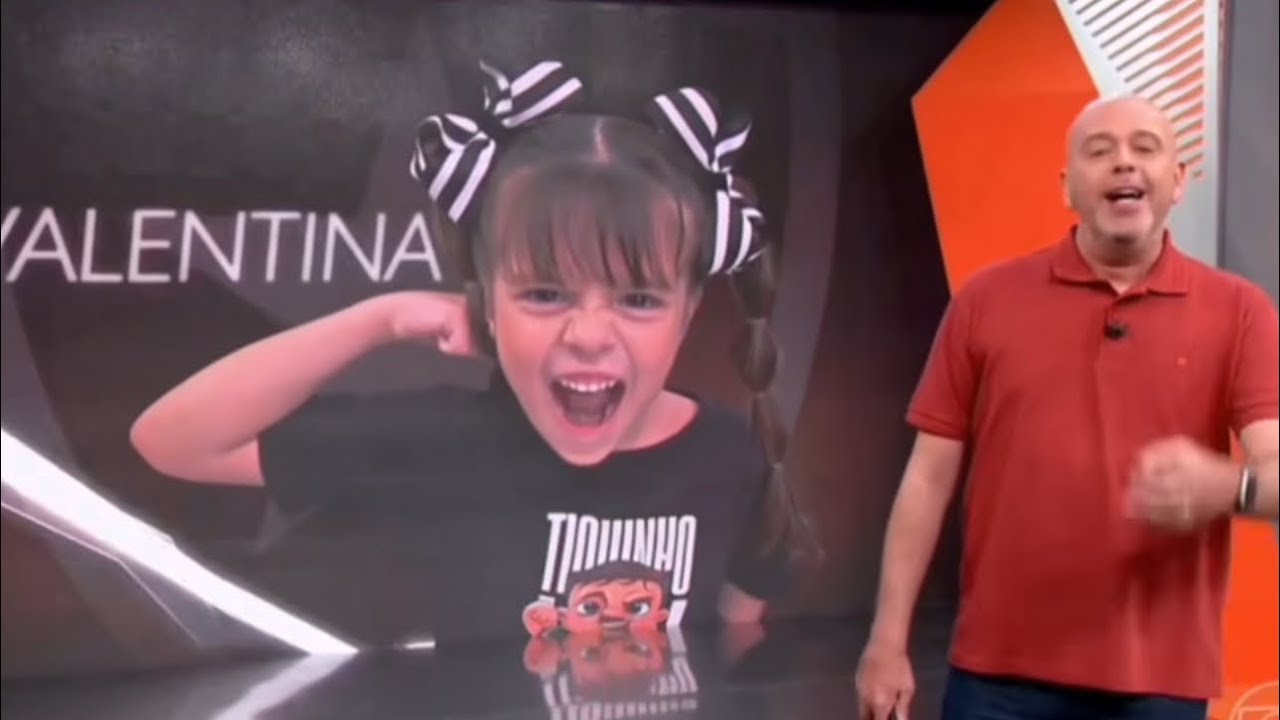 VALENTINA NO GLOBO ESPORTE