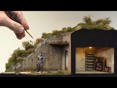 'Guarding the Gold' - WWII Bunker Diorama - PART I