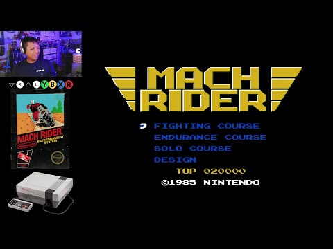 10MG Plays Mach Rider on NES