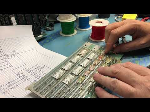 STB414 - Altair 8800 - Part 39 - Homebrew 1702A EPROM Board - Wirewrapping the address decoder