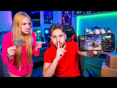 I secretly took Ketlyn's card and bought a lot of diamonds in Free Fire 😂❤️