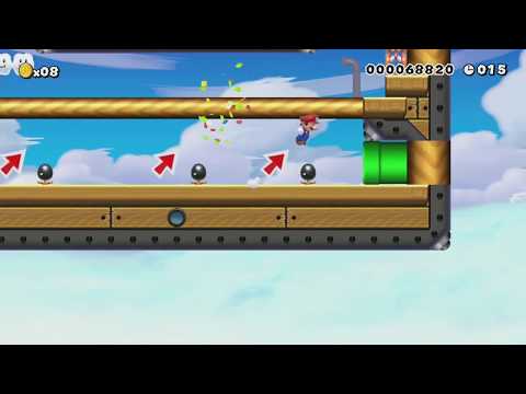 speed run (dificille) by toto - Super Mario Maker【Wii U】No Commentary 1bx