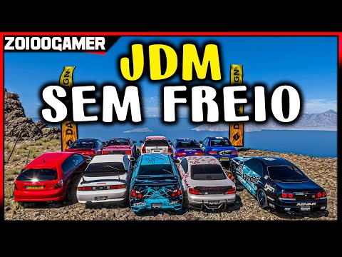 LADEIRA SEM FREIO COM CARROS JDM - FORZA HORIZON 5