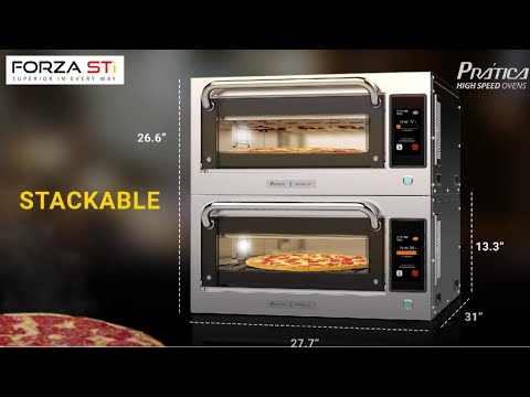 Pratica Products Inc FORZA STI SGL 990115 Electric Pizza Bake Oven w/ 1 Deck, (1) 16" Pizza Capacity 3 image
