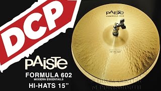 Video thumbnail for Paiste Formula 602 Modern Essentials Hi Hat Cymbals 15" by Drum Center of Portsmouth
