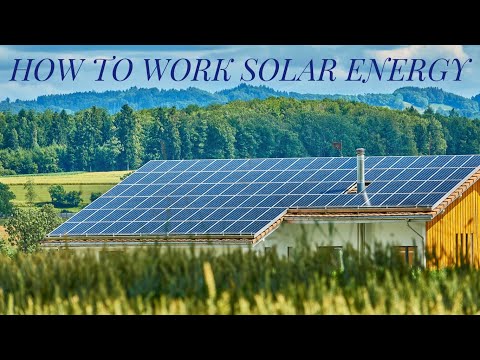 सौर उर्जा से बिजली का उत्पादन कैसे होता है? || How to work solar energy in hindi Video