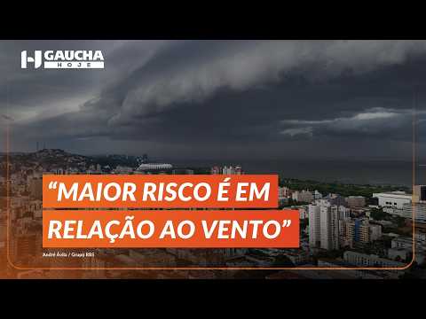 TEMPORAIS: região do RS entra em alerta vermelho para tempo severo | Gaúcha Hoje