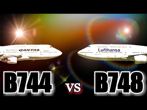 BOEING 747-400 vs BOEING 747-8