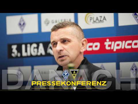 Press conference after SV Waldhof Mannheim - Alemannia Aachen