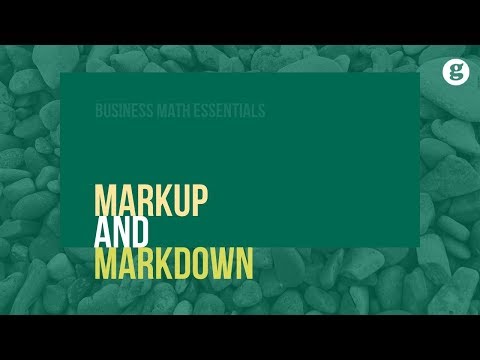Markup and Markdown