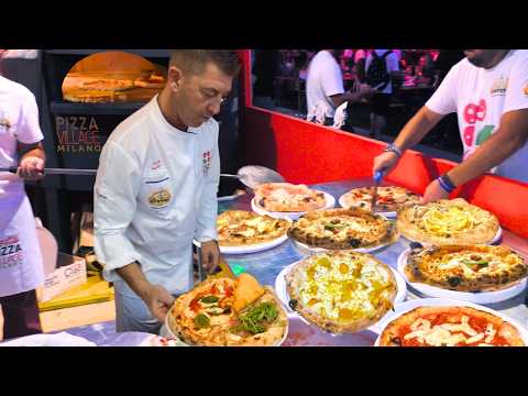 40 THOUSAND PIZZAS baked by the most famous pizzaioli in Italy! Pizza Village Milano Street Food