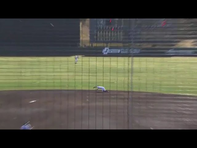 【春季キャンプ】横っ跳び!! バファローズ・西野のファインプレー!! 2018/2/17