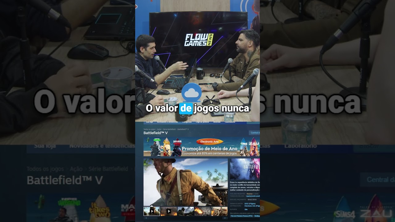JOGOS NÃO JOGADOS NA STEAM SUPERAM PIB DO PAÍS!!! #gameplayrj #davyjones #steam