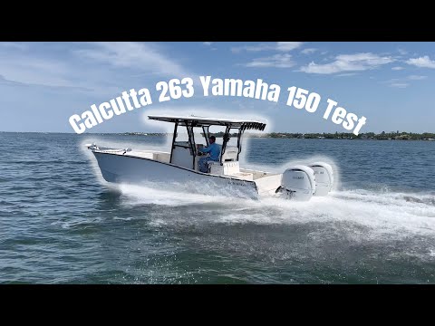 Calcutta 263 with Yamaha 150s