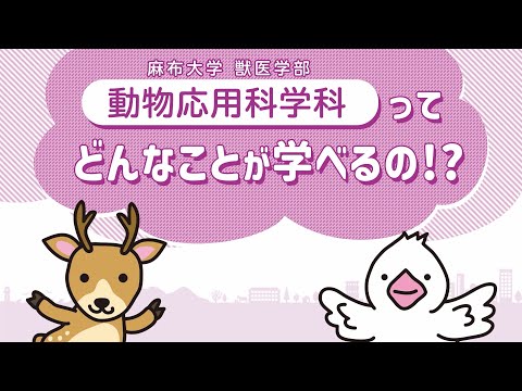 麻布大学 動物応用科学科の紹介（新版）