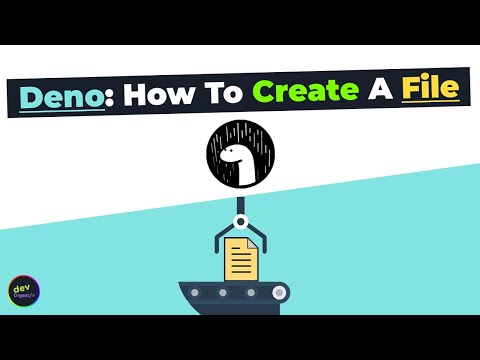 Deno How To Create A File By Using The Deno Runtime API No URL Imports