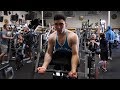 Back workout at Golds Gym Venice with 16 year old Fitness model Jacob Ross 2019