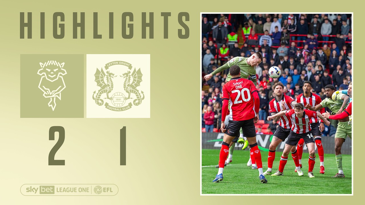 Lincoln City vs Leyton Orient Highlights