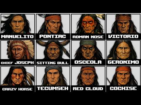 12 Deadliest NATIVE AMERICAN Warriors in History [RANKED]