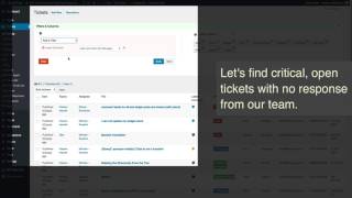 Organize and Search Support Ticket List for Success