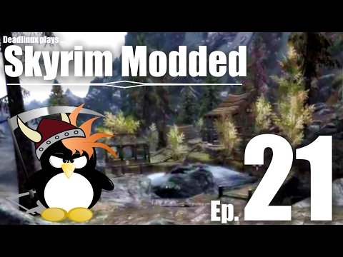 Player home "Riverside Lodge" and Whiterun! - Skyrim Modded Ep 21