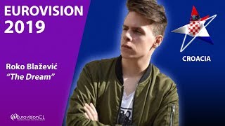 ROKO BLAZEVIC - The Dream - CROACIA 🇭🇷 (Live in Dora) EUROVISION 2019