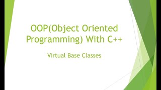 Download the video "C++ OOP Tutorial: Understanding Virtual Base Classes & Inheritance | Must-Know for Developers!""