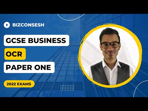 8 *BIG* topics for OCR GCSE Business Paper One