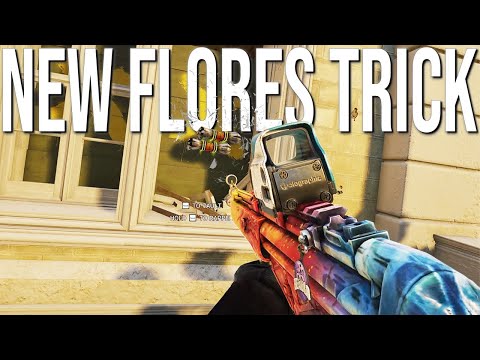 *NEW* Flores Trick + AMAZING Spawn Peek Spot! - Rainbow Six Siege Crimson Heist