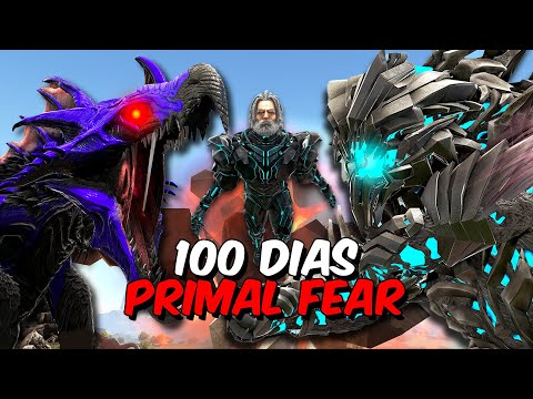 SOBREVIVI 100 DIAS en ARK PRIMAL FEAR | PELICULA COMPLETA