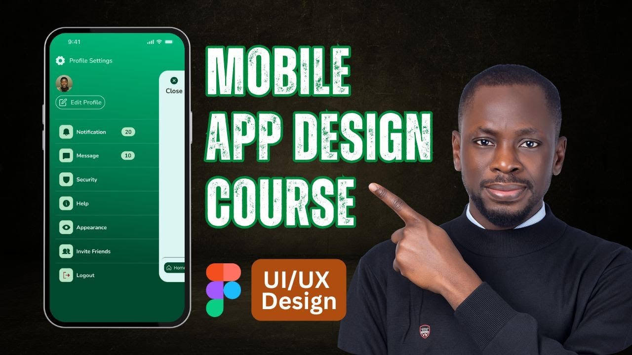 46: How to Design User Profile Screen in Figma | Complete UI/UX Tutorial