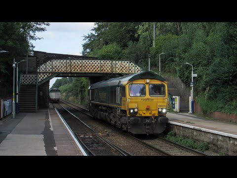 Freightliner 66614 “Poppy” Tunstead Sdgs - Bredbury Tilcon @ Woodley 2/9/21
