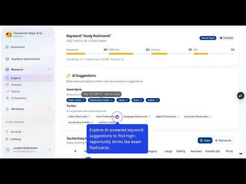 Apptimize video preview