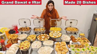 Sasural & Maika Ki Special Dawat e Iftar Buffet l Made 20 Plus Dishes l Dawat Preperation Ideas