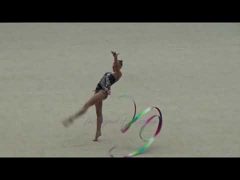 Valérie ROMENSKI (FRA) ribbon - 2020 Corbeil senior AA