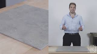 Concrete Dark Grey Beton Look / Betonlook Keramiek Vloertegels Tegelvloer Woonka
