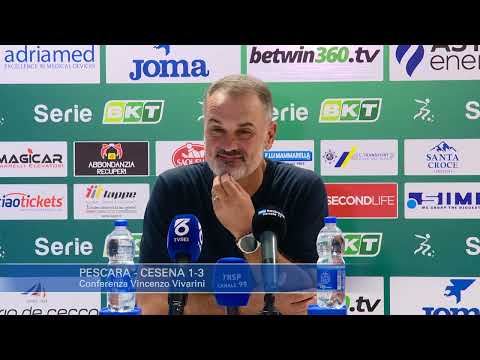 Pescara - Cesena 1-3: Vincenzo Vivarini