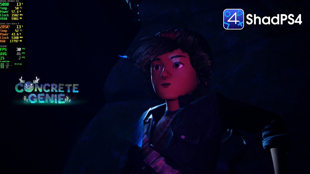 Concrete Genie Gameplay | ShadPS4 0.13.1 WIP PS4 Emulator PC