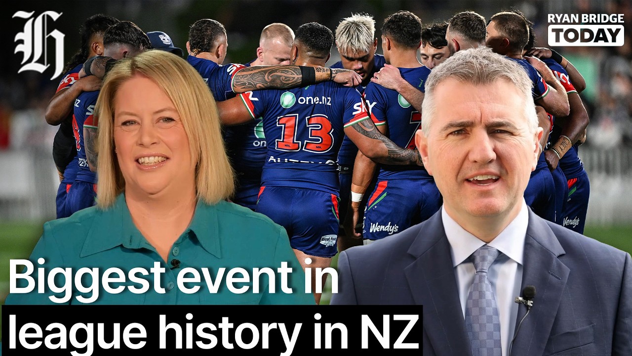 'Biggest event in league history in NZ': Eden Park preps for a sellout | Ryan Bridge TODAY