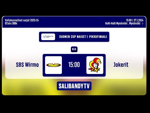 Suomen Cup Naiset | Pikkufinaali: SBS Wirmo - Jokerit  27.1.2024