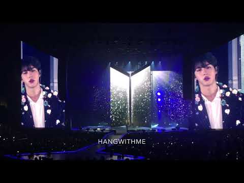 180909 BTS 'LOVE YOURSELF TOUR' LA DAY 4: JIN - EPIPHANY (4K CAM)