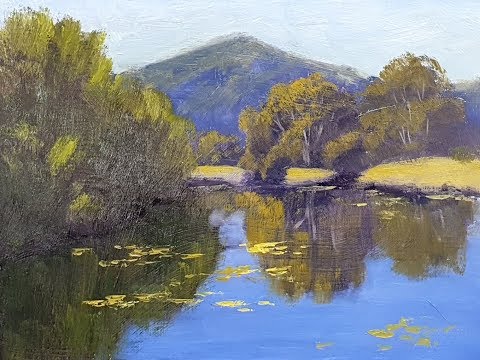 Learn To Paint TV E79 "The Oxley River" Water Mixable Oil Paint