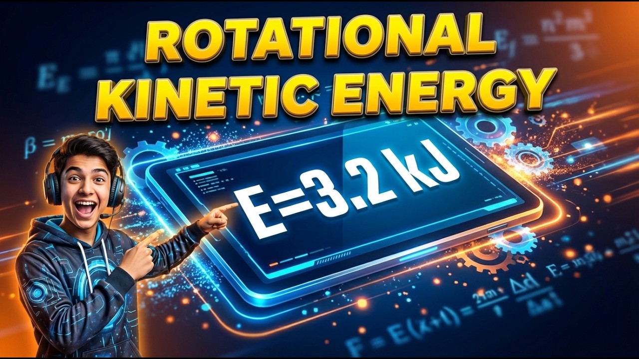 Rotational Kinetic Energy Interactive Calculator