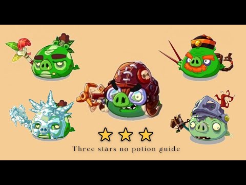 Angry Birds Epic Chronicle Cave - All Bosses [Strong Final Boss] | Three Stars and No Potion Guide